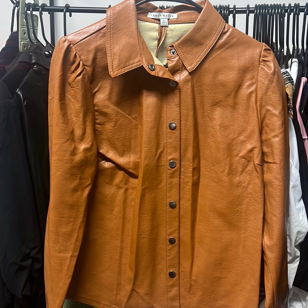 Faux Leather Jacket
